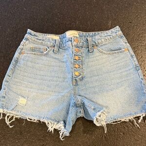 Universal Thread Light Blue Distressed Jean Shorts